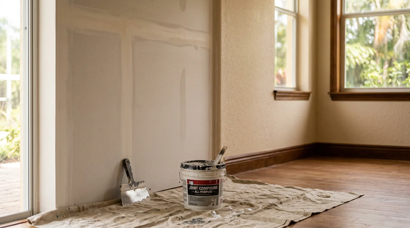 Handyman installing impact windows in a residential home